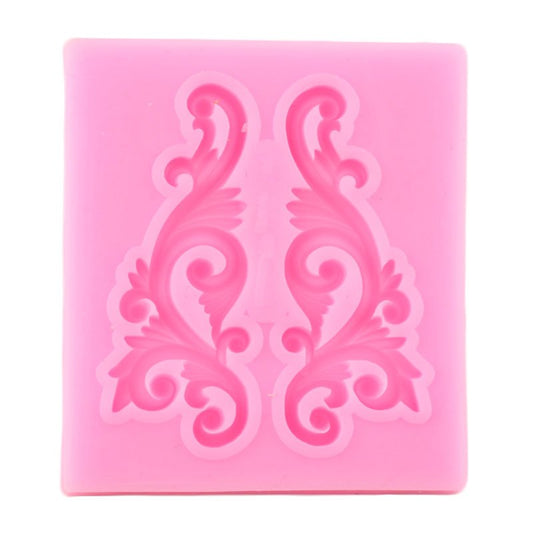 Create stunning borders and intricate designs with the 1pc Embossed Lace Silicone Mold, perfect for sugar craft, chocolate fondant, and cake decorating. Ideal for making beautiful candy creations.