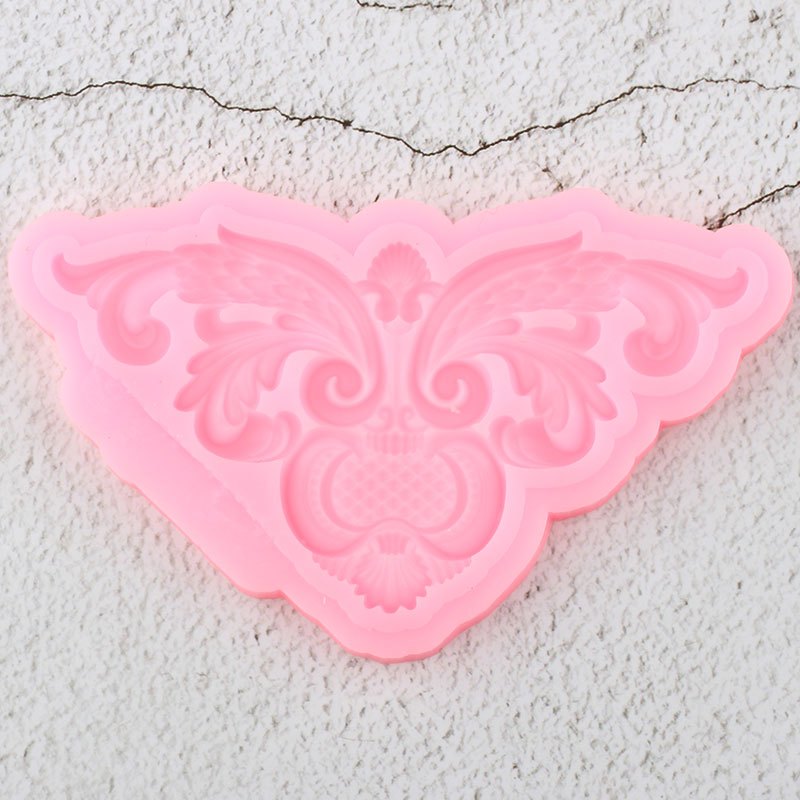 Silicone Cake Border Mold for Household Kitchen, Embossed Design for Chocolate, Fudge, Cupcake Toppers, Cake Decorating Tool, Ideal for Candy and Clay Resin Molding.