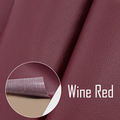 Self-adhesive repair patches for furniture, bikes, and cushions made of PU artificial leather.