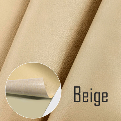 Self-adhesive repair patches for furniture, bikes, and cushions made of PU artificial leather.