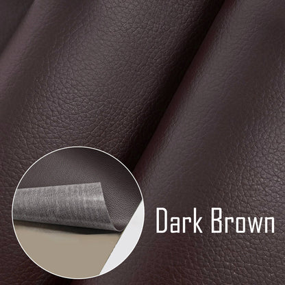 Self-adhesive repair patches for furniture, bikes, and cushions made of PU artificial leather.