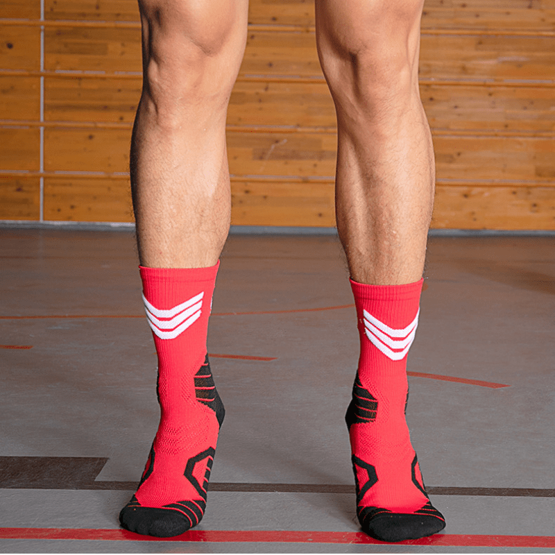 23 pairs of professional Thick Padded Basketball Athletic sport socks for men and women.