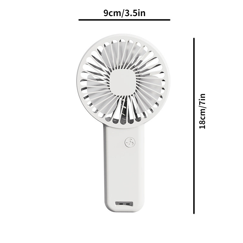 USB Rechargeable Handheld Fan - Portable Mini Fan Essential for Summer and Back to School, Perfect for RV, Camping, Picnics, and Travel. Mute operation makes it perfect for dorms, offices, and desktops. The ideal gift for anyone on the go.