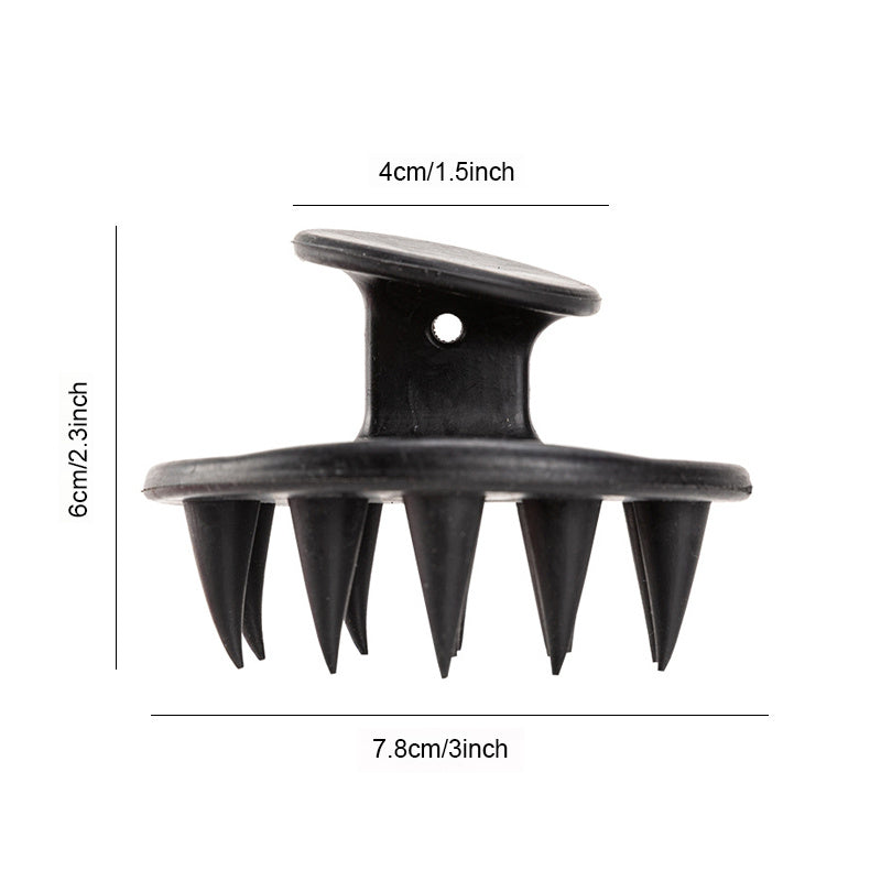Силиконовая массажная щетка для кожи головы для ухода за волосами, без плесени.