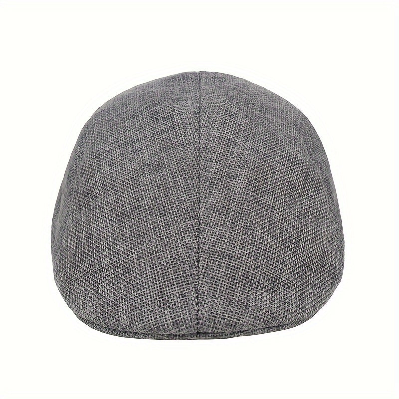 Stylish and Lightweight Cotton and Linen Beret Cap for Mature Adults, Perfect Gift Option