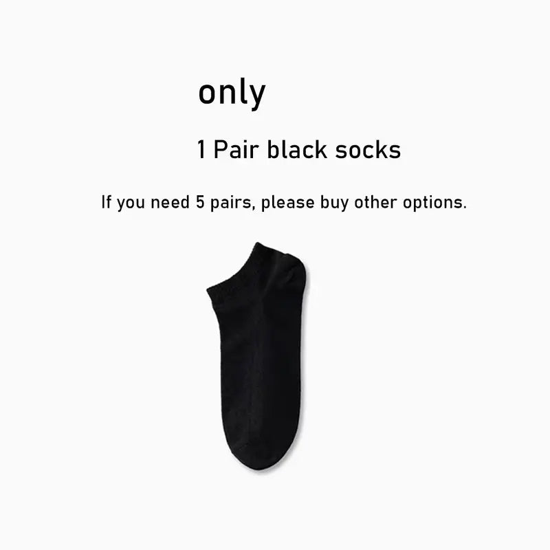 10 pairs of comfortable and breathable men and women ankle socks for spring and summer.