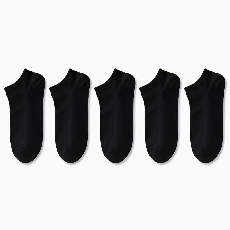 10 pairs of comfortable and breathable men and women ankle socks for spring and summer.