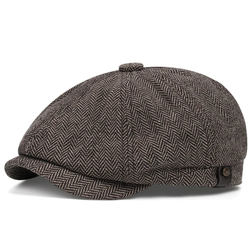 2025 Valentine's Day Men's casual hat - retro thin beret