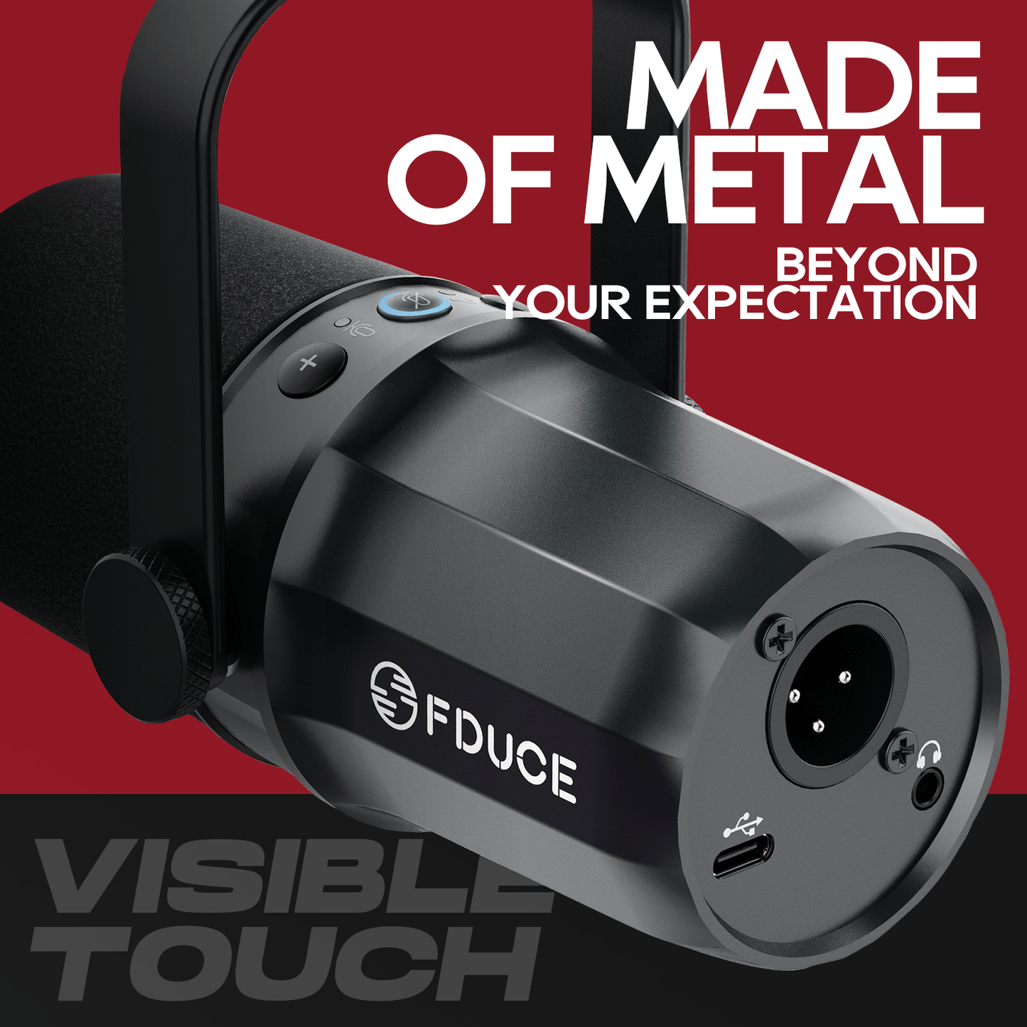 The Ultimate Podcast Microphone: FDUCE SL40 USB/XLR Dynamic Mic With Built-in Headset & Soundproofing!