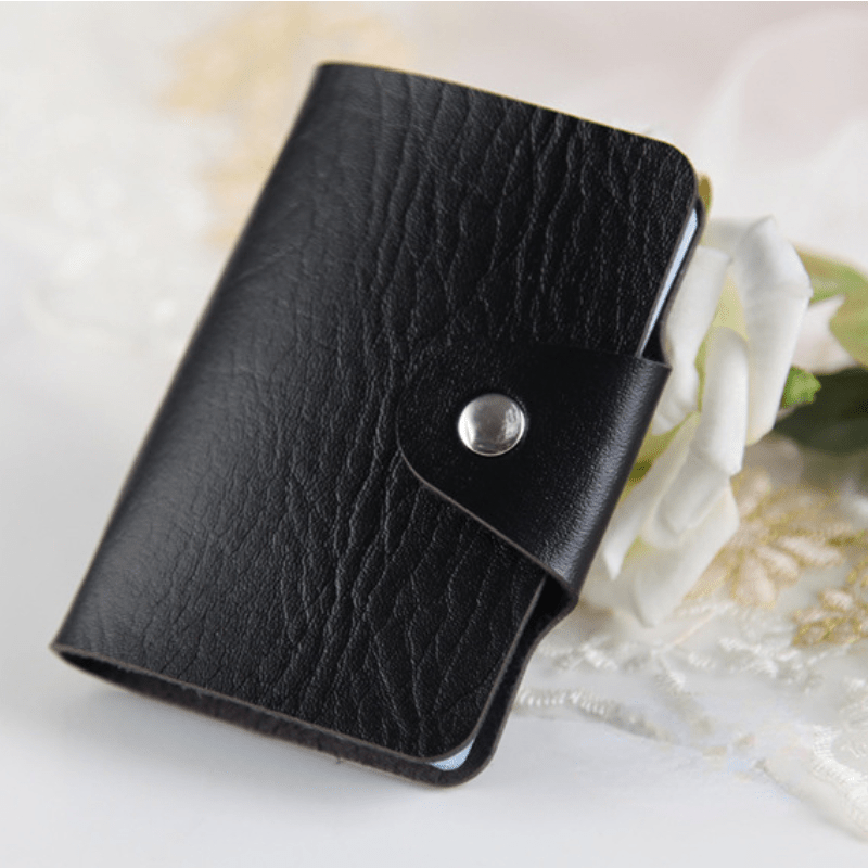 Card holder with 12/24 card slots and coin purse. Great for DIY wallet making.