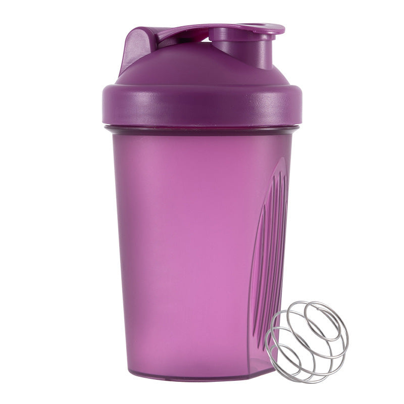 400ML Blender Shaker Bottle, zanglamas whisk to'pi bilan, oqmas va BPA-siz protein kokteyllari va mashg'ulotlar uchun. Sport zalida va maktabda ideal.