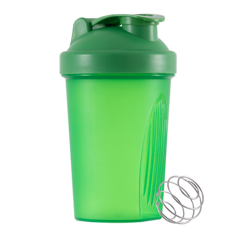 400ML Blender Shaker Bottle, zanglamas whisk to'pi bilan, oqmas va BPA-siz protein kokteyllari va mashg'ulotlar uchun. Sport zalida va maktabda ideal.