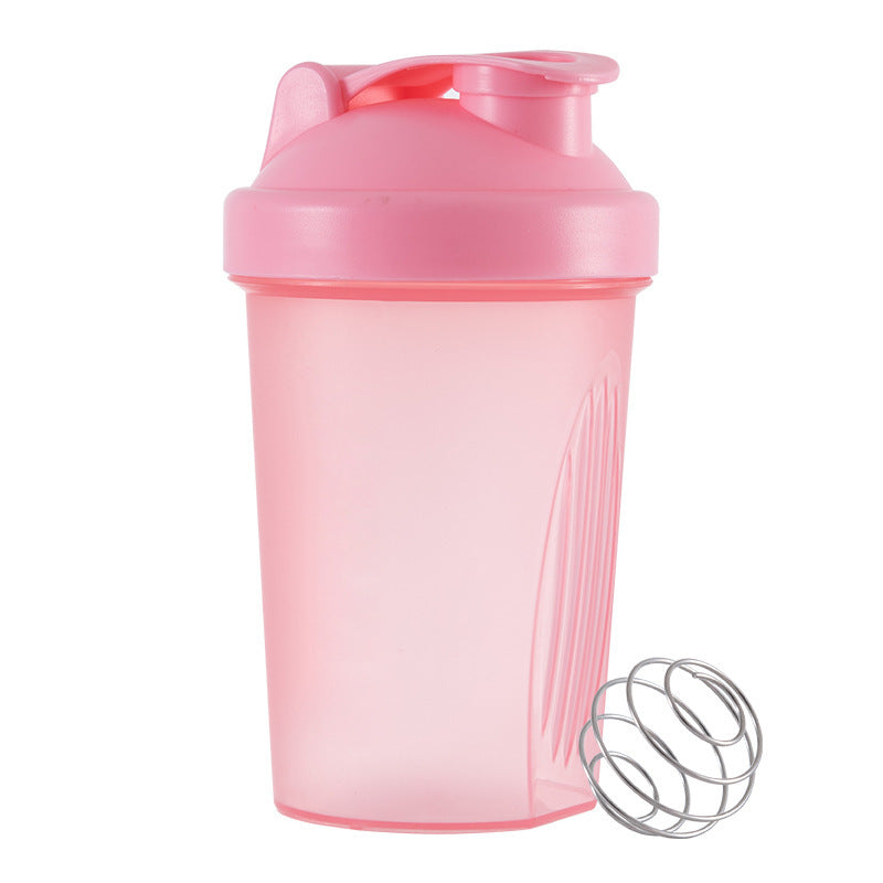 400ML Blender Shaker Bottle, zanglamas whisk to'pi bilan, oqmas va BPA-siz protein kokteyllari va mashg'ulotlar uchun. Sport zalida va maktabda ideal.