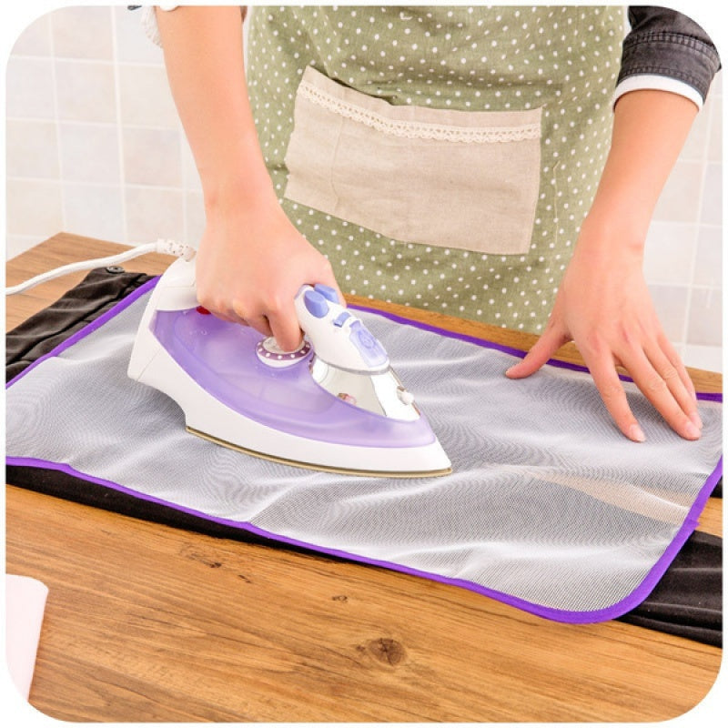 Iron worry-free with our 2-piece High Temperature Ironing Cloth set. These versatile cloths protect both your clothing and ironing board, while also providing an insulation pad for safe ironing. A must-have home accessory for any laundry room!