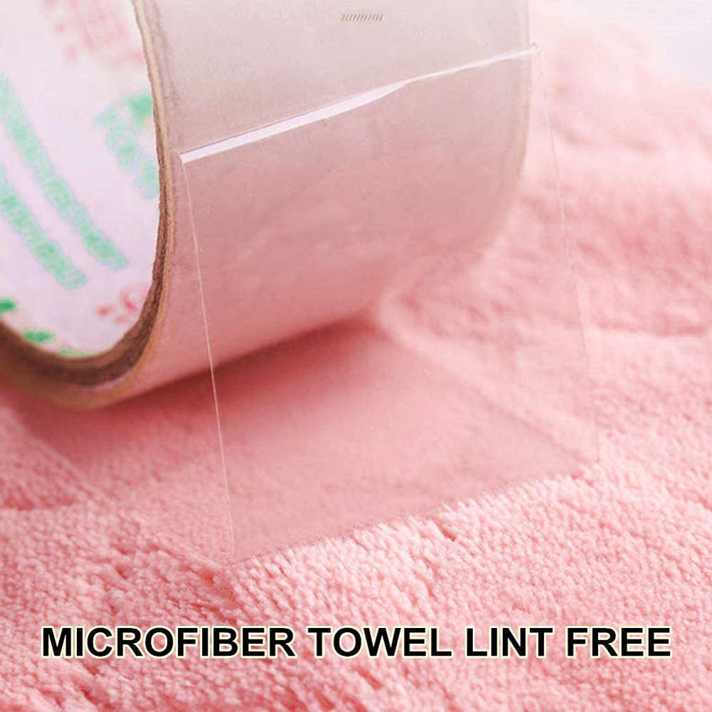 A set of 10 Microfiber Towels for the kitchen, designed to absorb moisture and clean up messes easily. These versatile cloths can be used for wiping down dishes, cleaning up spills, and tidying up the house.