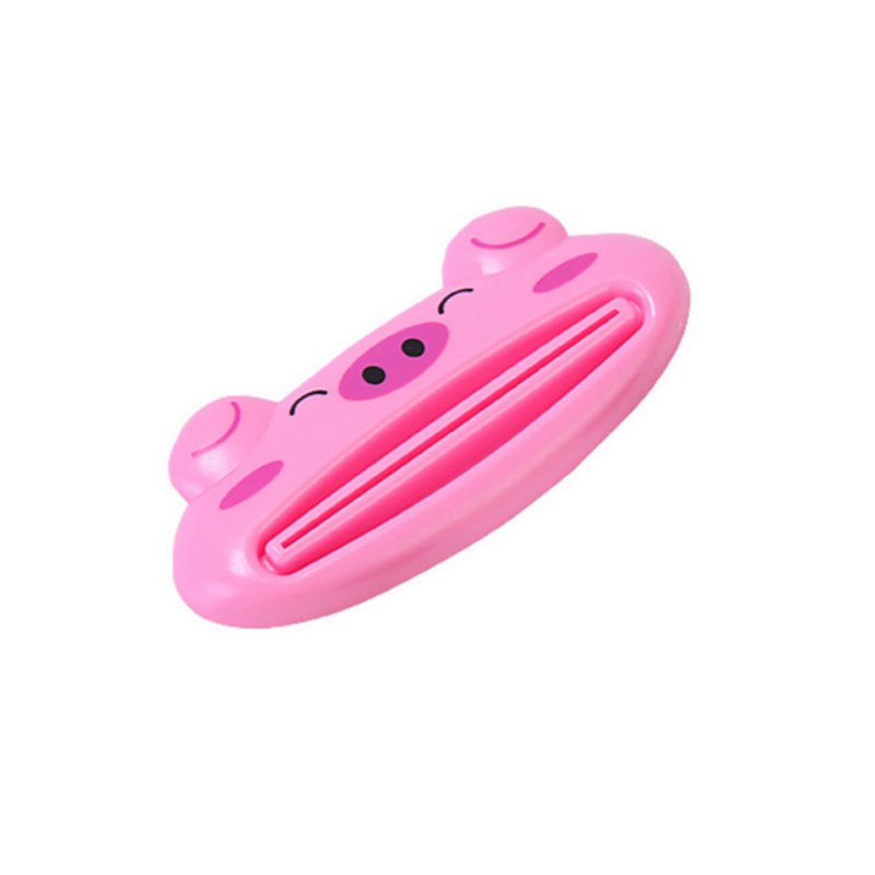 Toothpaste squeezer with animal design for bathroom use.