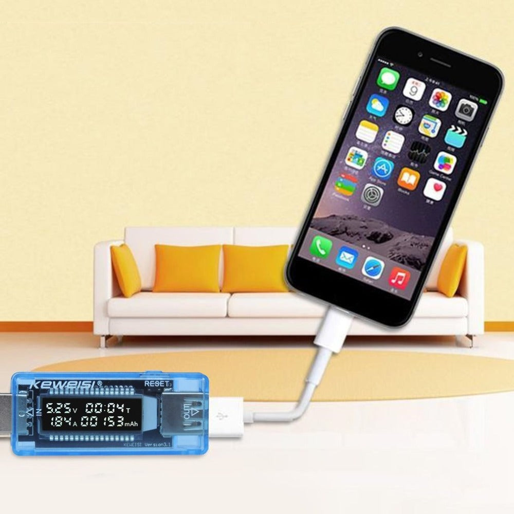 USB Voltmeter for Battery Testing and Charging Power Banks