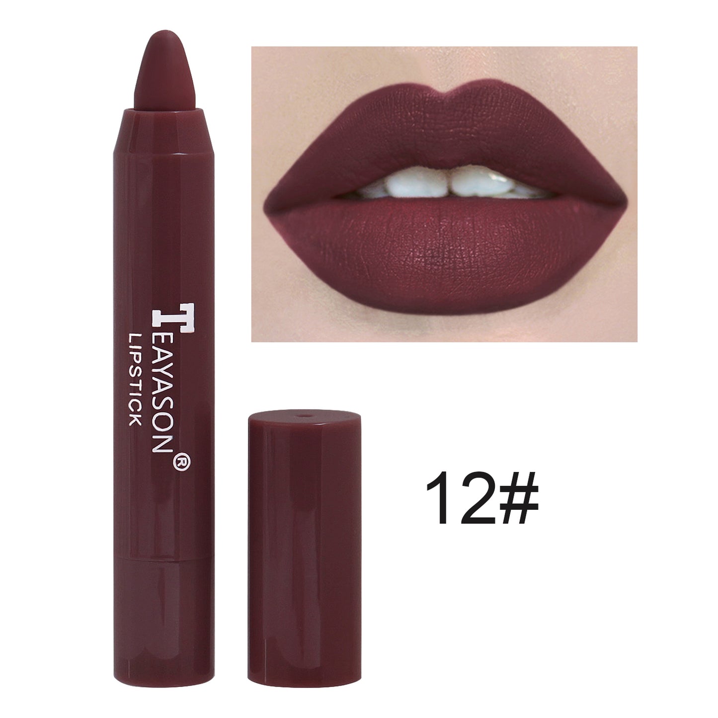 1PC Sexy Matte Lipstick Waterproof Lip Liner for Valentine's Day Gift, non-stick formulation