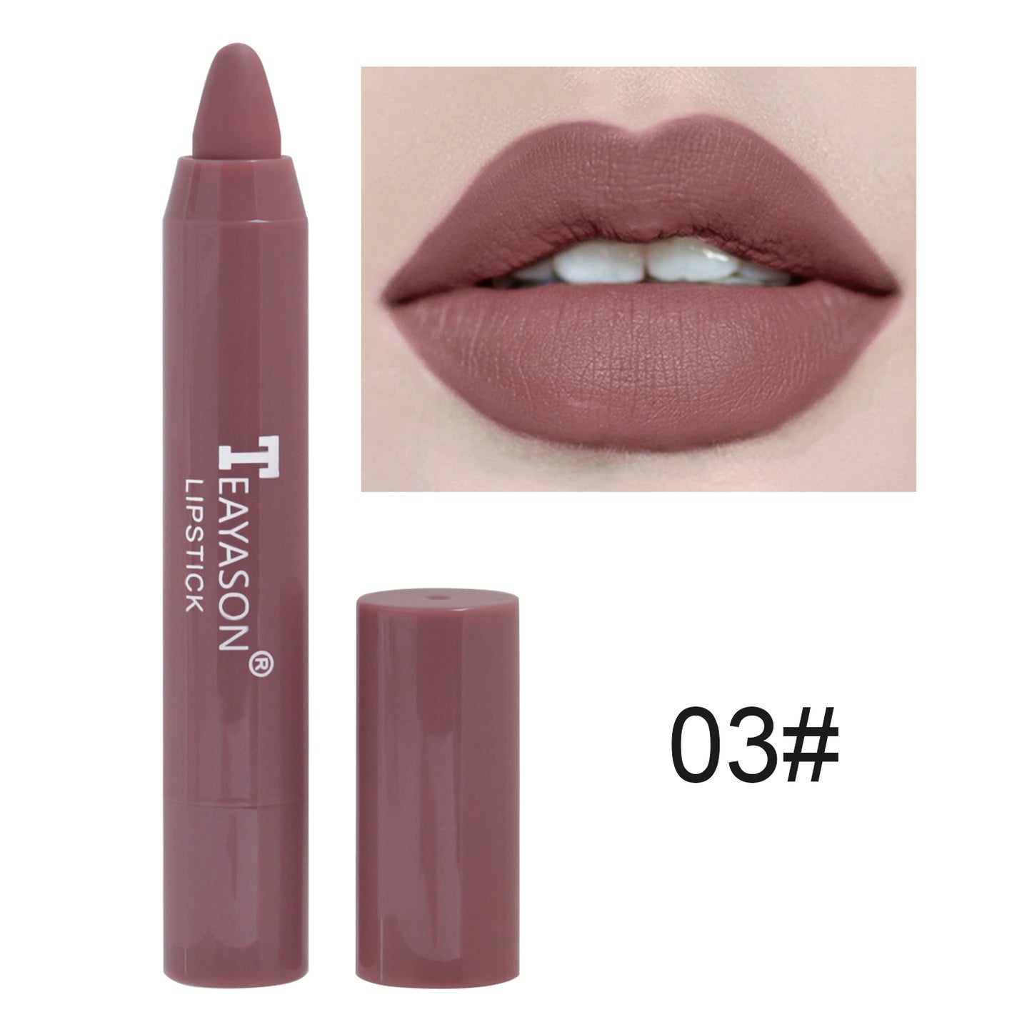 1PC Sexy Matte Lipstick Waterproof Lip Liner for Valentine's Day Gift, non-stick formulation