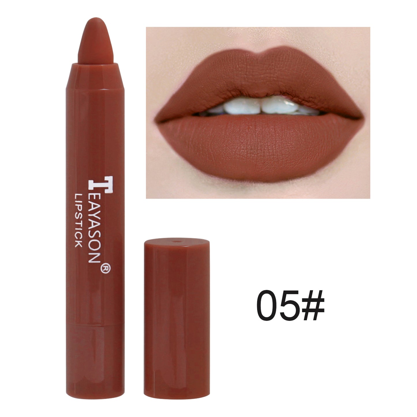 1PC Sexy Matte Lipstick Waterproof Lip Liner for Valentine's Day Gift, non-stick formulation