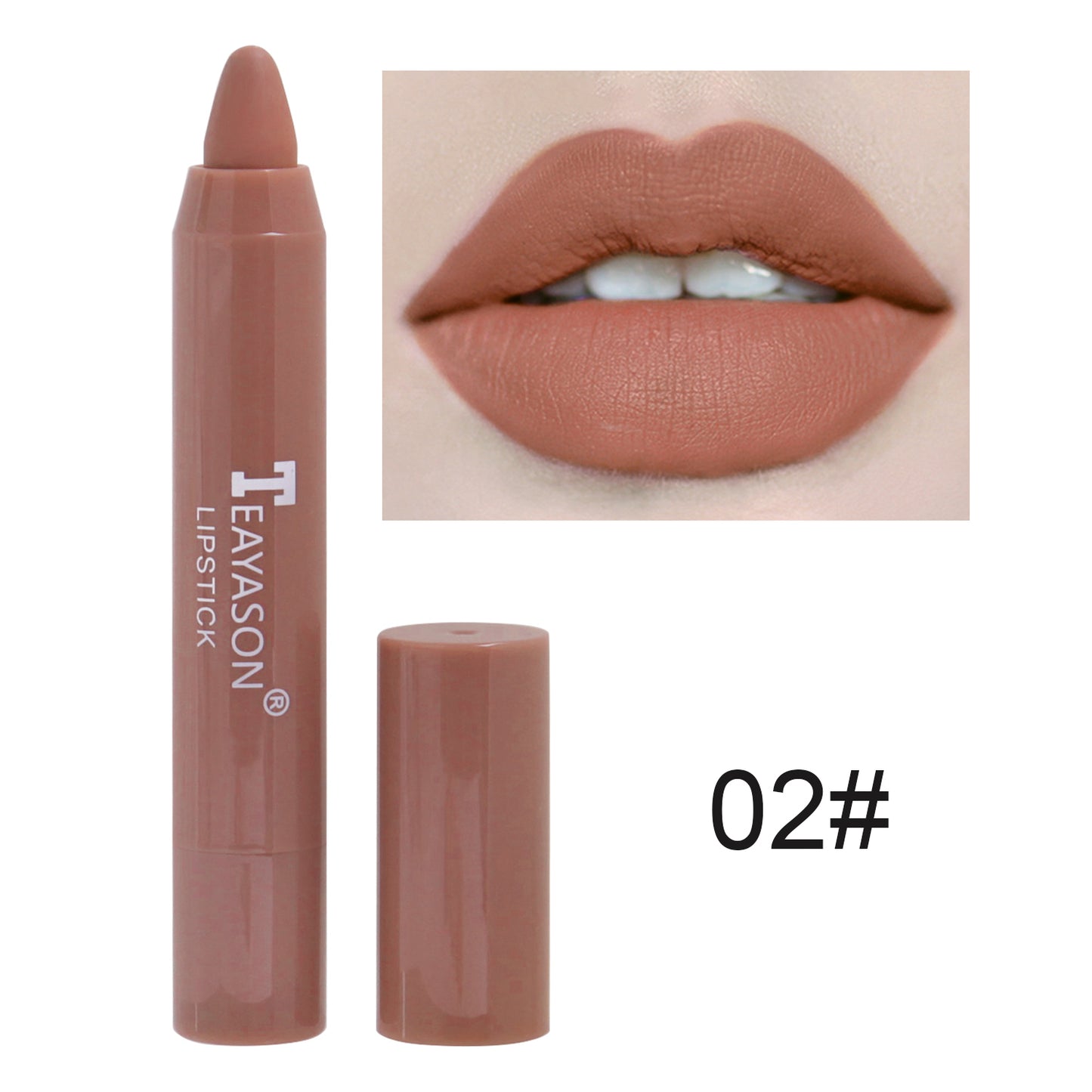 1PC Sexy Matte Lipstick Waterproof Lip Liner for Valentine's Day Gift, non-stick formulation