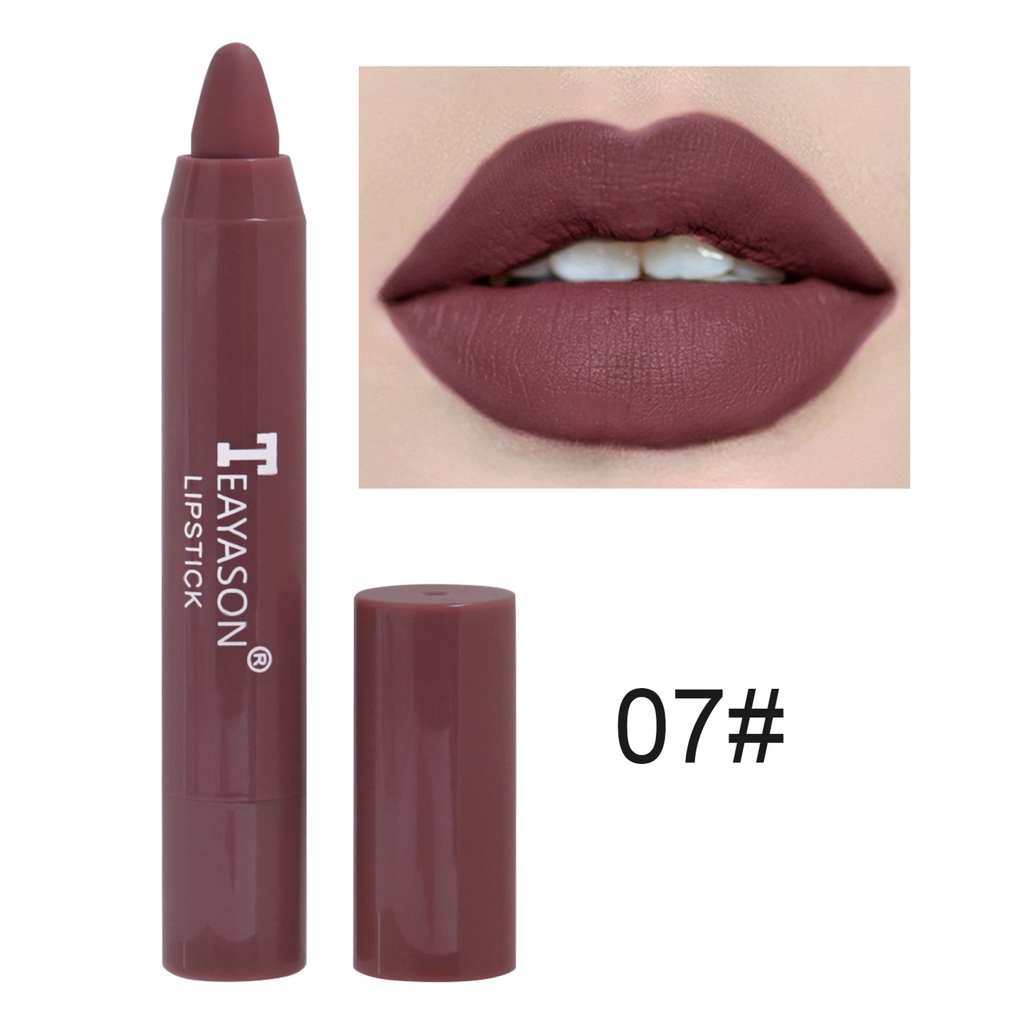 1PC Sexy Matte Lipstick Waterproof Lip Liner for Valentine's Day Gift, non-stick formulation