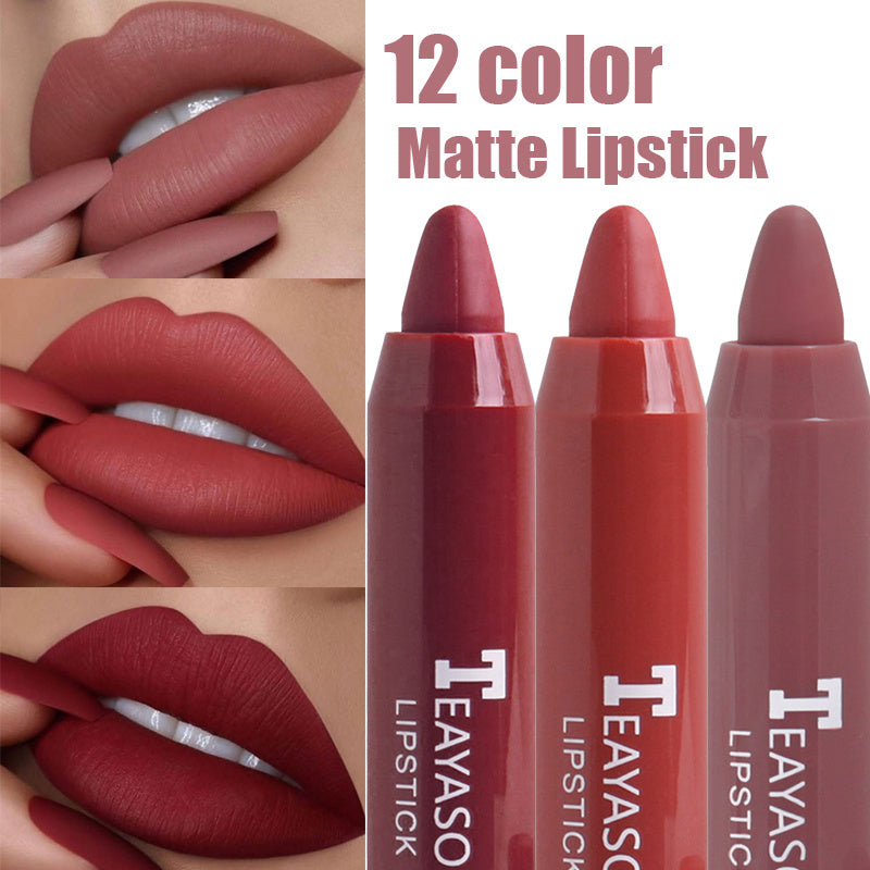 1PC Sexy Matte Lipstick Waterproof Lip Liner for Valentine's Day Gift, non-stick formulation