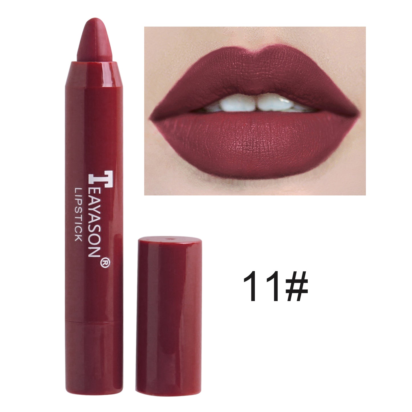 1PC Sexy Matte Lipstick Waterproof Lip Liner for Valentine's Day Gift, non-stick formulation