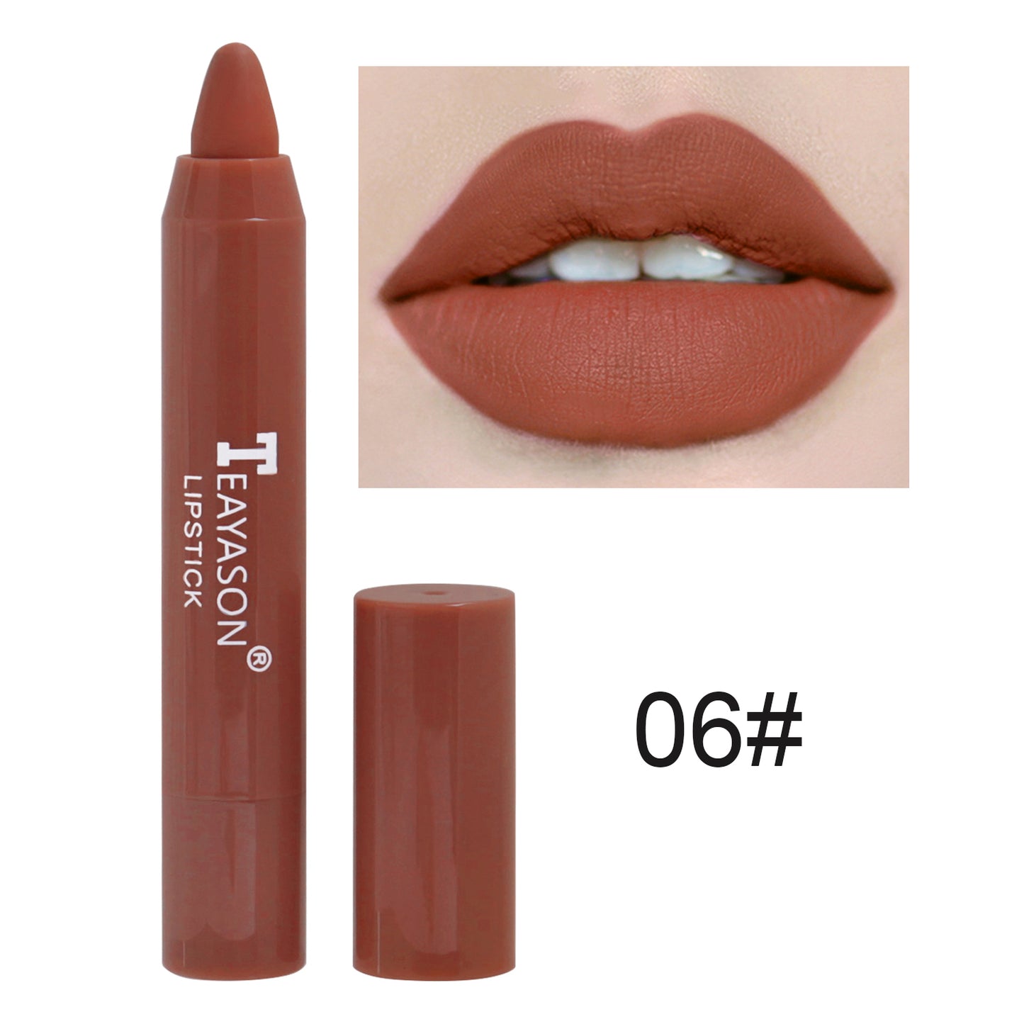 1PC Sexy Matte Lipstick Waterproof Lip Liner for Valentine's Day Gift, non-stick formulation