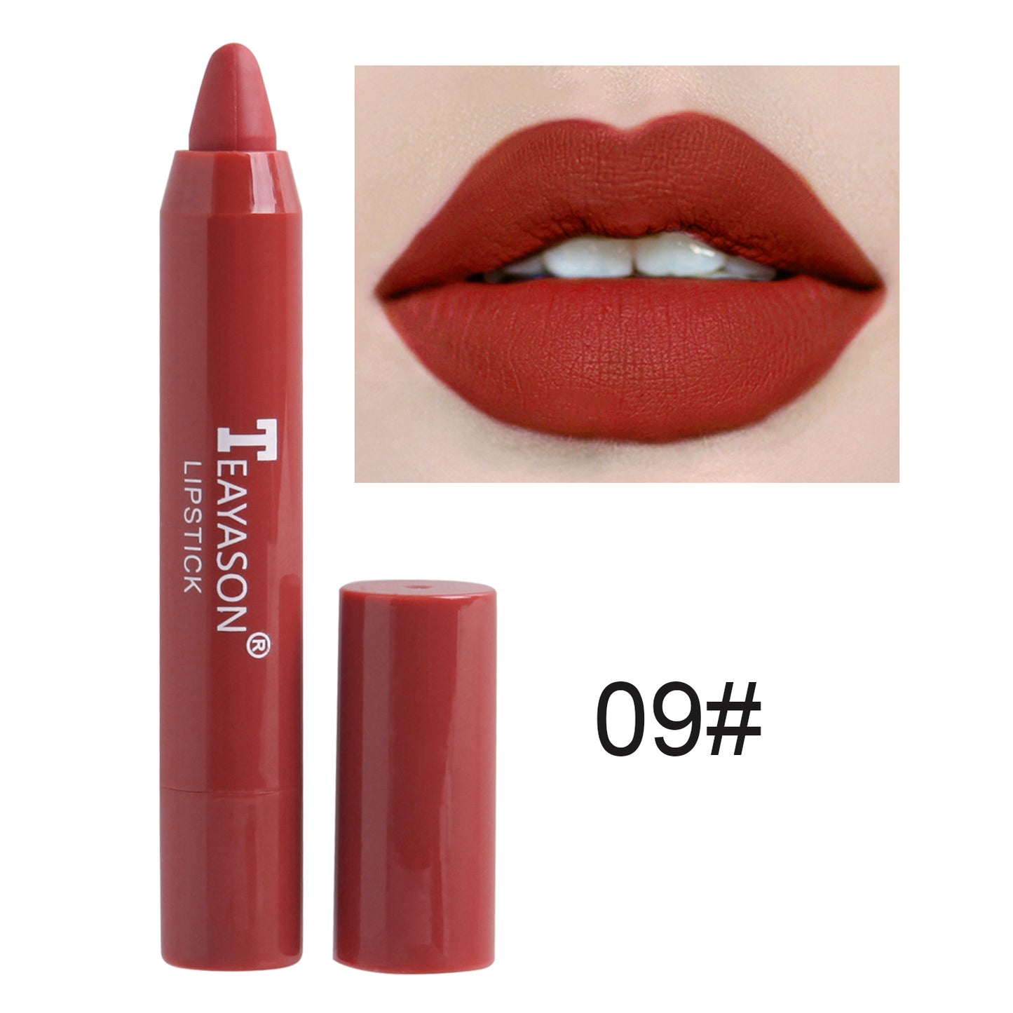 1PC Sexy Matte Lipstick Waterproof Lip Liner for Valentine's Day Gift, non-stick formulation