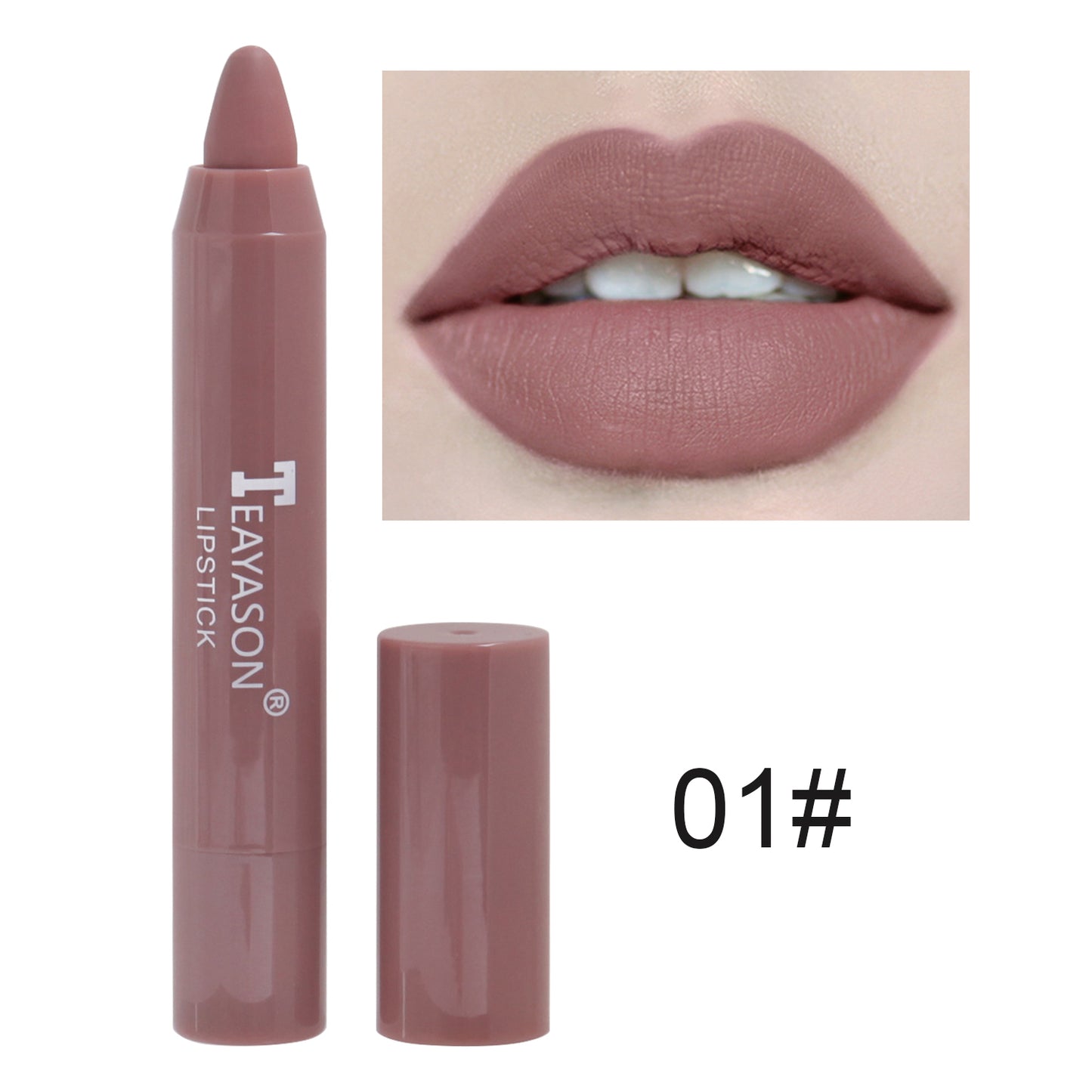 1PC Sexy Matte Lipstick Waterproof Lip Liner for Valentine's Day Gift, non-stick formulation