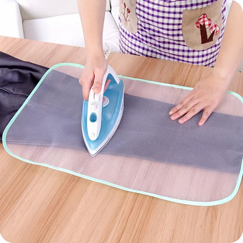 3-Pack Ironing Mat Set includes a non-electric heat-resistant iron pad with a protective cover and ironing cloth. This essential home use design is high-temperature resistant, perfect for all of your household ironing needs.