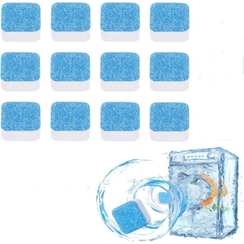 12pcs cleaner tablets for washing machine water tank; deodorant household cleaning tool