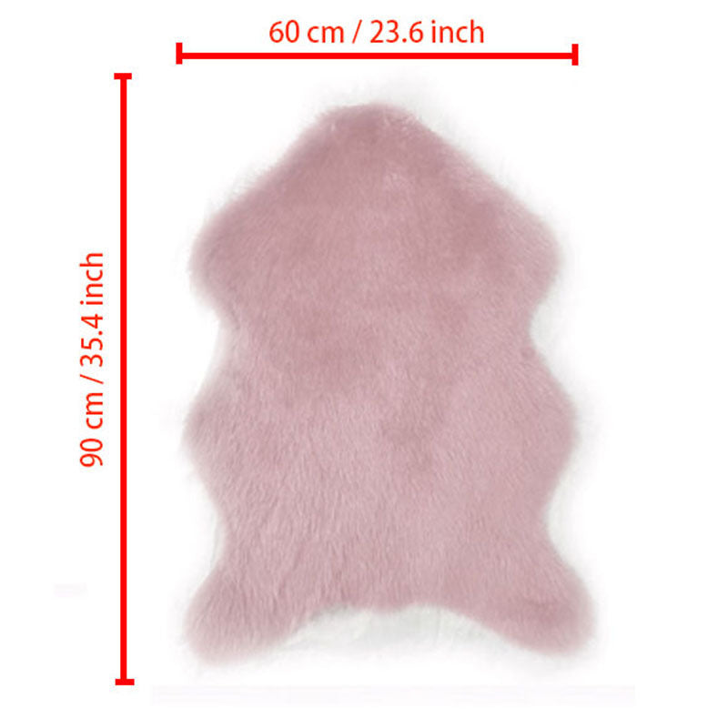 Luxurious Super Soft Fluffy Area Rug - Faux Fur Sheepskin Rug for Bedside Sofa Floor Nursery, Home Decor, Room Decor Carpet - 1 Piece