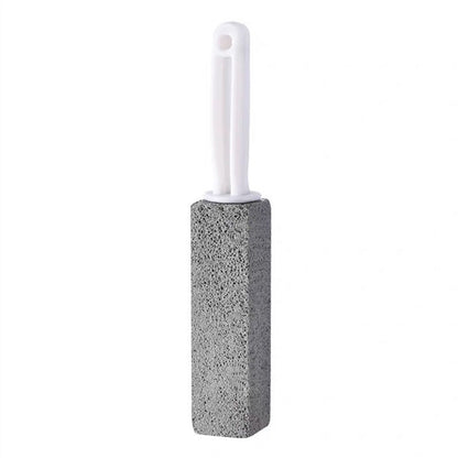 1 piece of Toilet Cleaner Stone with handle-pump, designed for cleaning toilets and removing scale, calcium, rust, toilet bowl rings, barbecue grime, and pool tile stains.