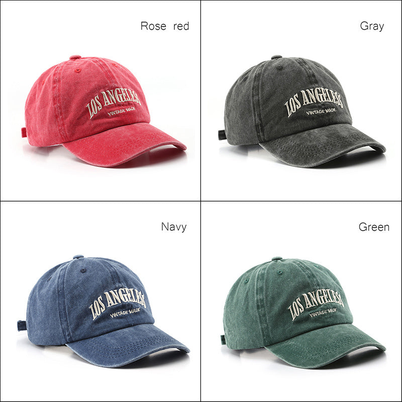 Embroidered Baseball Cap with Soft Top for Men and Women - Casual Retro Snapback Style for Both Genders