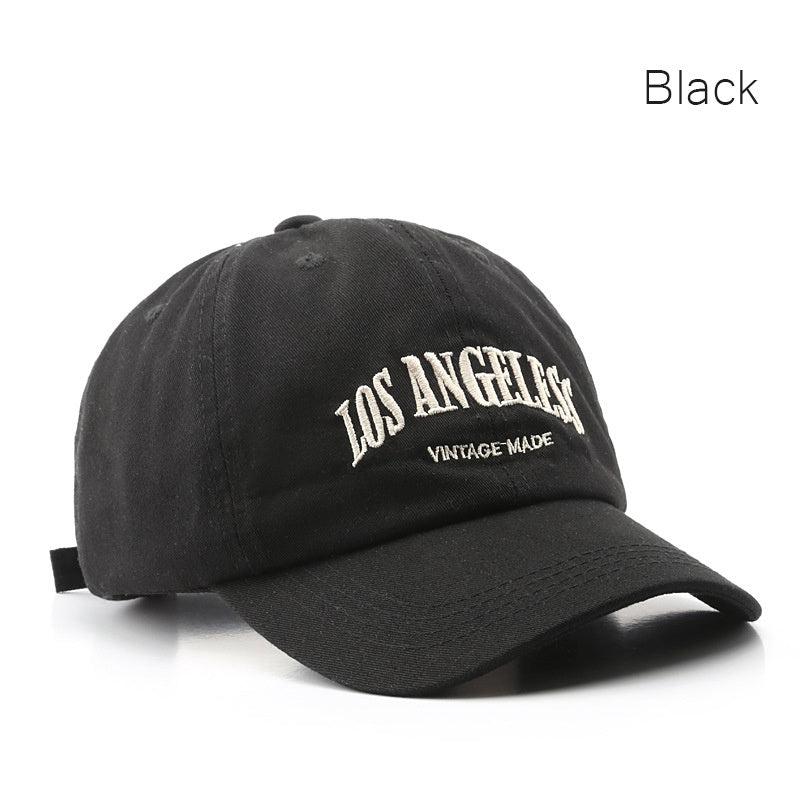 Embroidered Baseball Cap with Soft Top for Men and Women - Casual Retro Snapback Style for Both Genders