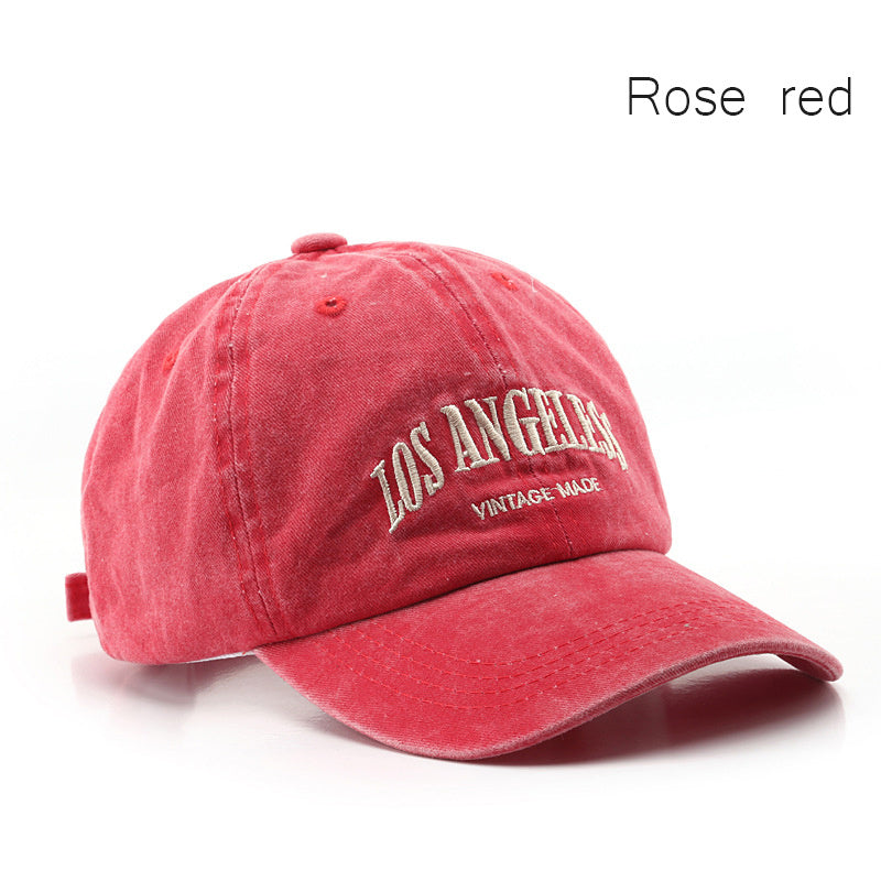 Embroidered Baseball Cap with Soft Top for Men and Women - Casual Retro Snapback Style for Both Genders