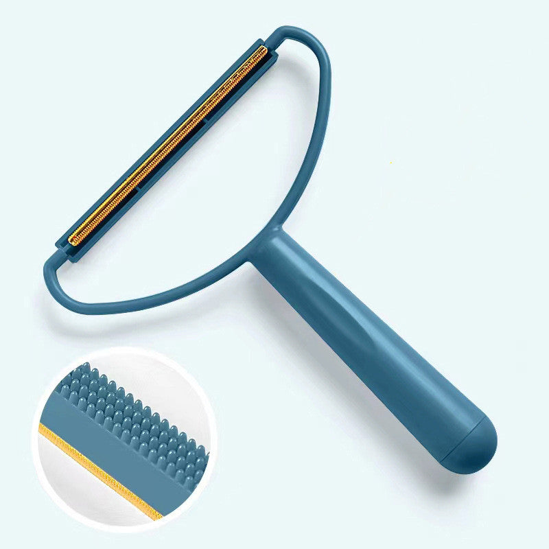 Reusable manual fabric shaver for nylon and fleece, ideal for clothes and home cleaning - Portable double-sided copper lint remover.