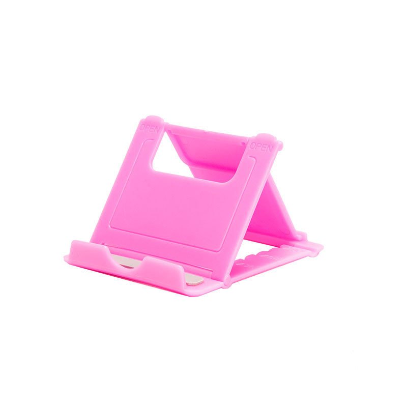 Desktop mobile phone holder with adjustable design, 8.38*7.11cm, available in 6 colors.