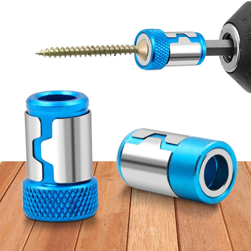 Magnetic ring for screwdriver bits with strong magnetizer and anti-corrosion properties.