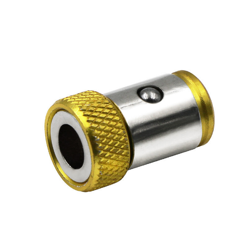 Magnetic ring for screwdriver bits with strong magnetizer and anti-corrosion properties.