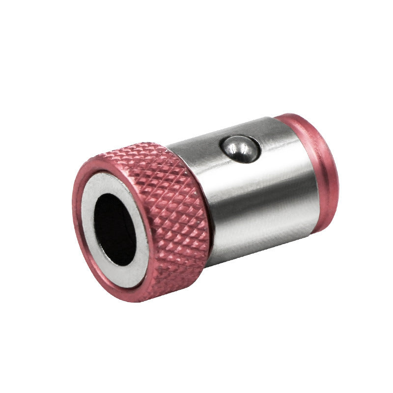 Magnetic ring for screwdriver bits with strong magnetizer and anti-corrosion properties.