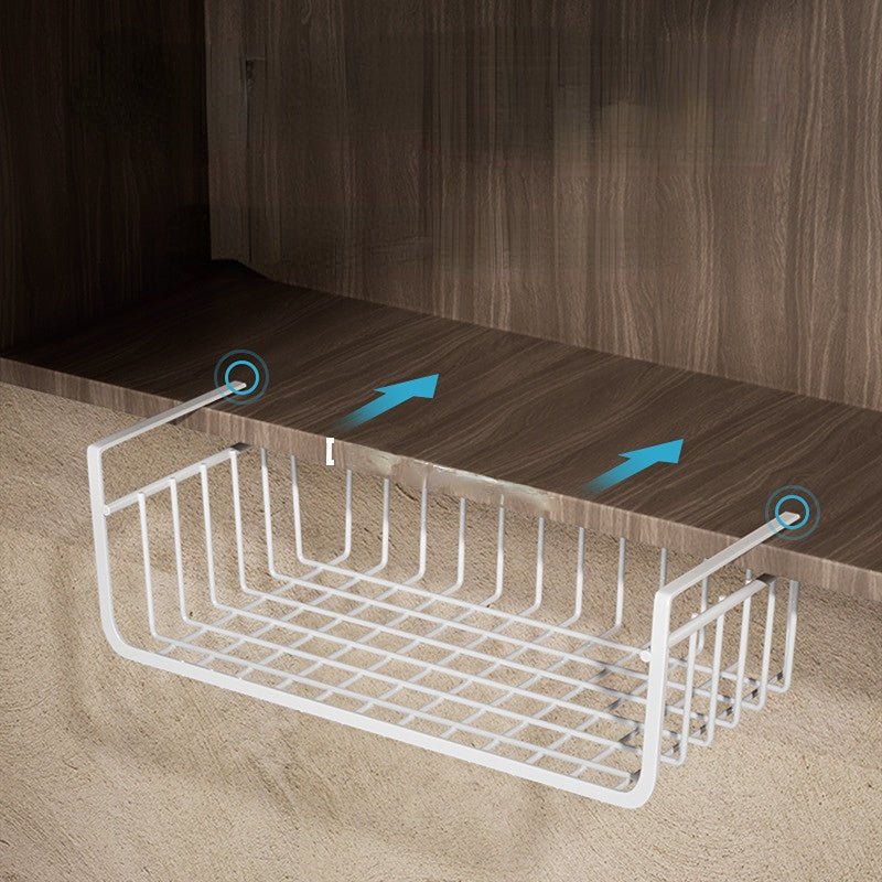 Get the Most Out of Your Kitchen Space with this Convenient Under Shelf Basket!