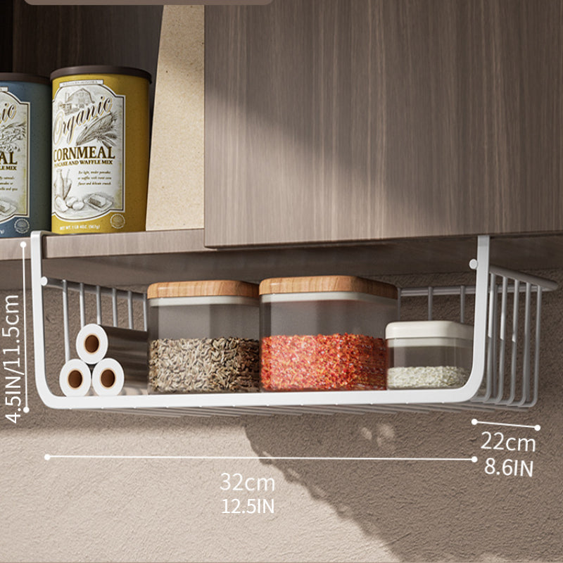 Get the Most Out of Your Kitchen Space with this Convenient Under Shelf Basket!