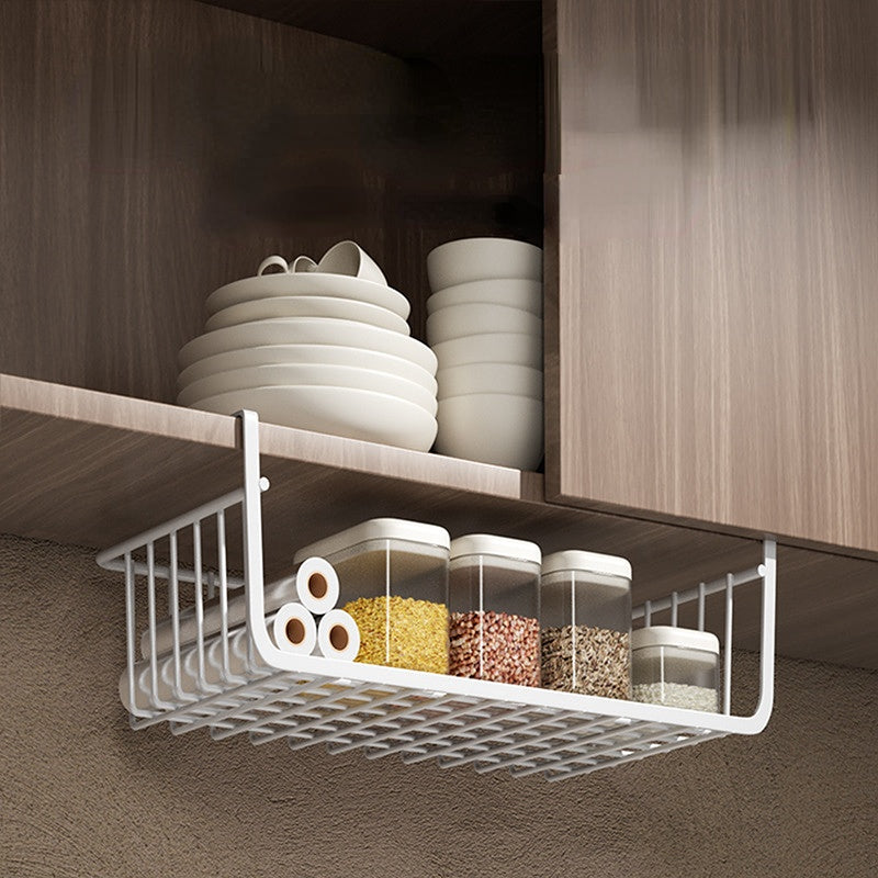 Get the Most Out of Your Kitchen Space with this Convenient Under Shelf Basket!