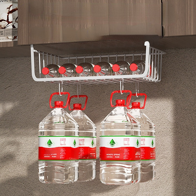 Get the Most Out of Your Kitchen Space with this Convenient Under Shelf Basket!