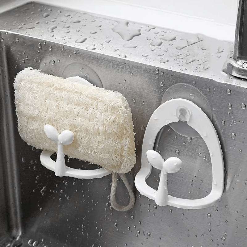 Keep your sink organized with our versatile 1-piece plastic organizer! This multifunctional holder comes with a suction cup for easy installation and features open storage for sponges, soaps, and scrubbers. Use it as a dishwashing sponge rack or for