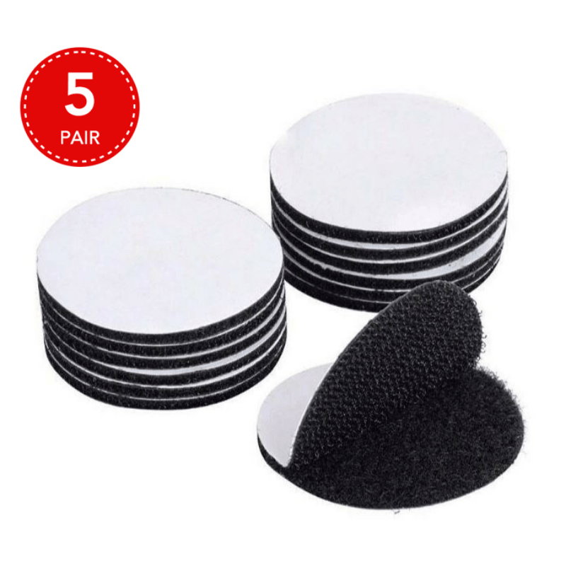 Five sets of car floor mats and rug gripper tape - nylon stickers for securing sofas and rugs, available in black and white.