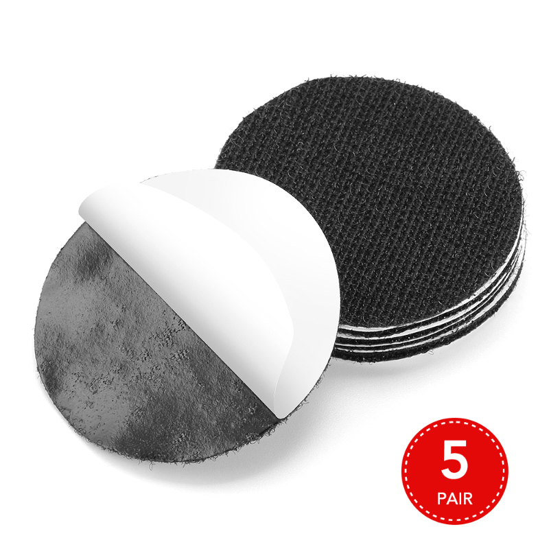 Five sets of car floor mats and rug gripper tape - nylon stickers for securing sofas and rugs, available in black and white.